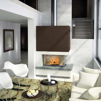 Axis Wood Fireplaces: Contemporary Excellence French Wood Fireplaces - Sculpt Fireplace Collection Australia and New Zealand