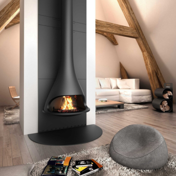 tatiana 997 wall mounted suspended fireplace