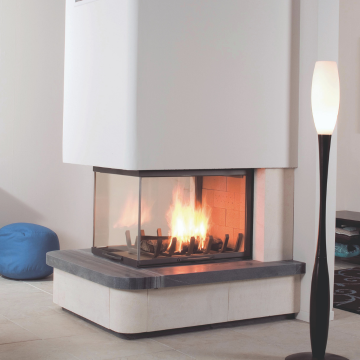 Axis EPI950 three sided fireplace