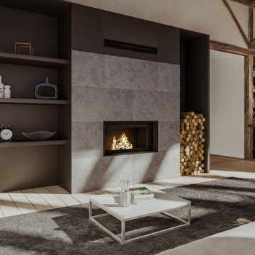 Axis XP120 Linear Inbuilt Fireplace
