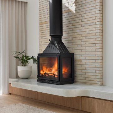 Seguin Multivision 8000 3V Multisided wood heater