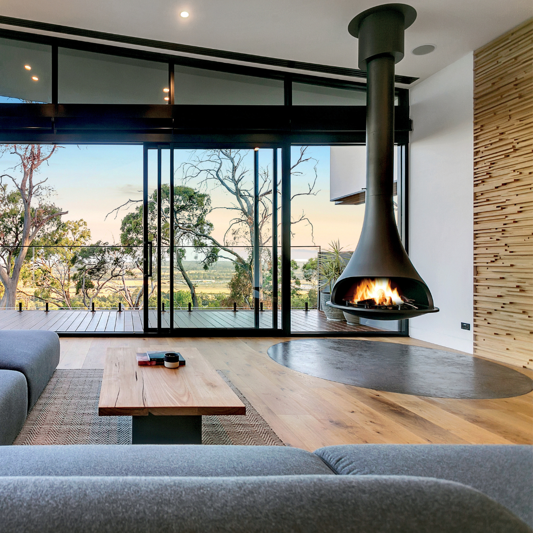 JC Bordelet Tatiana 997 Suspended Fireplace