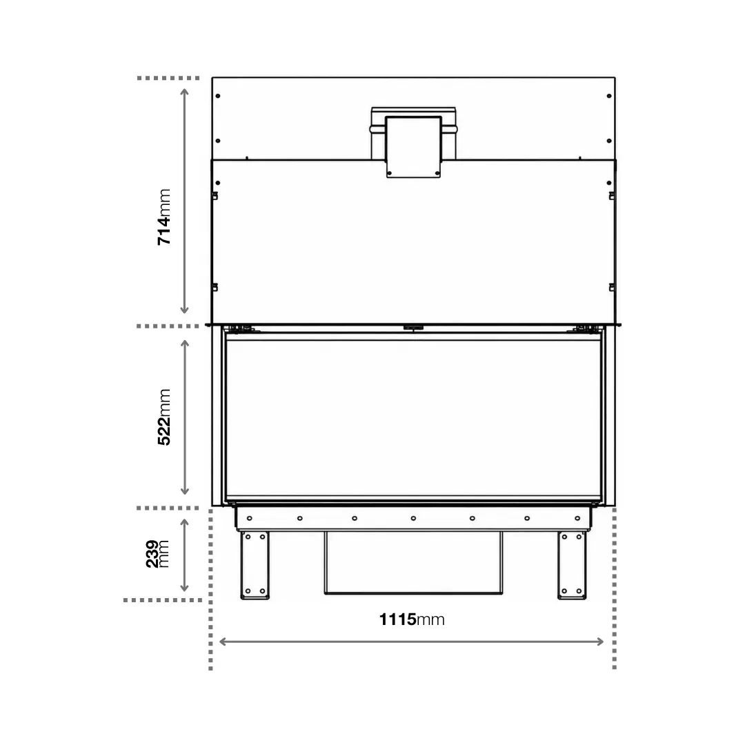 FAS120 3V - Front Dimension