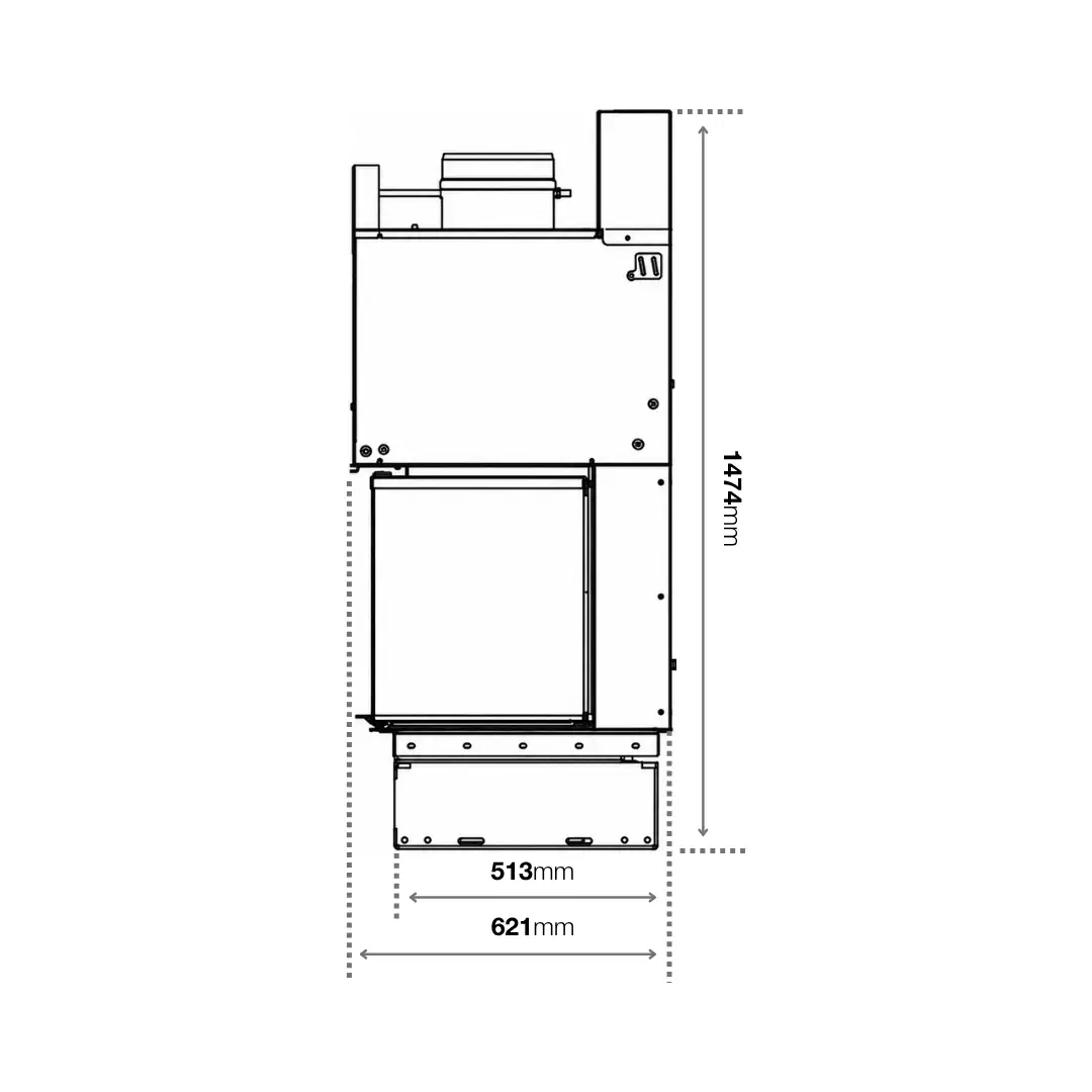 FAS120 3V - Side Dimension (1)